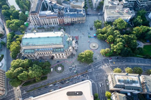 Opernplatz von oben