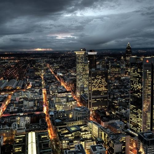 Skyline Blaue Stunde